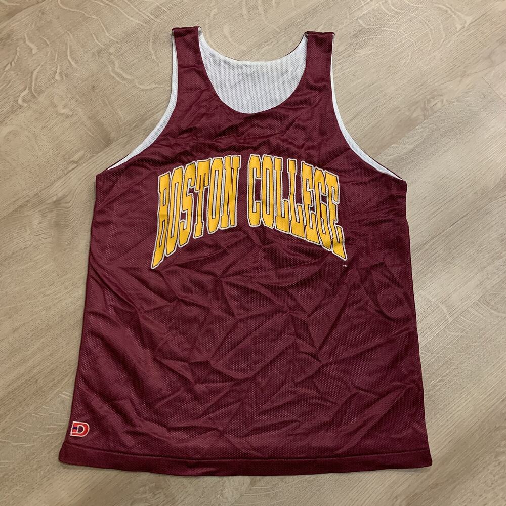 Vintage Boston College Eagles Dodger Basketball Practice Jersey Youth Boys Large